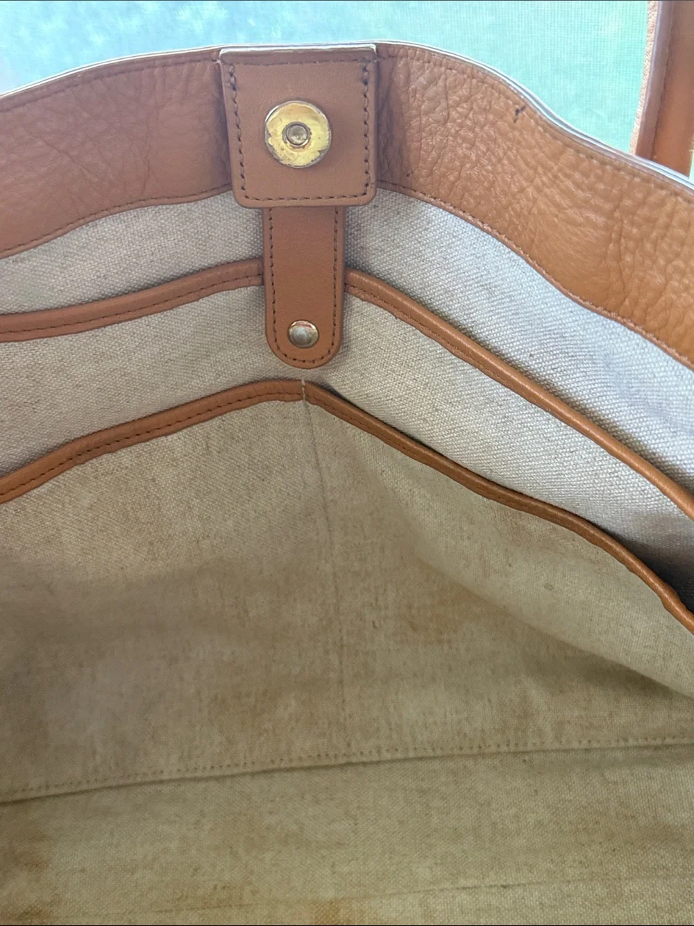 Mark and Graham Large Leather Tote/Work Bag with Removable Shoulder Strap,Unisex